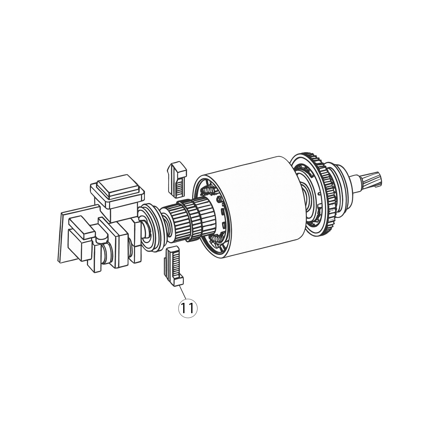 11 - Carbon Brush Holder