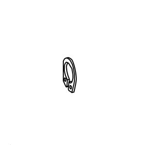 18 - Crank Spindle Circlip