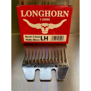 Box of 5 Longhorn LEFT HANDED 88sb Shop Soiled Combs (2117)