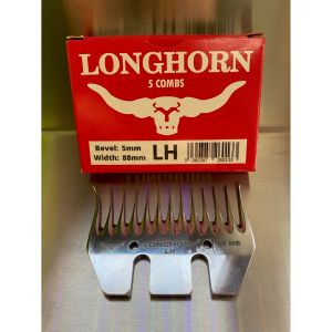 Box of 5 Longhorn LEFT HANDED 88mb Shop Soiled Combs (2118)