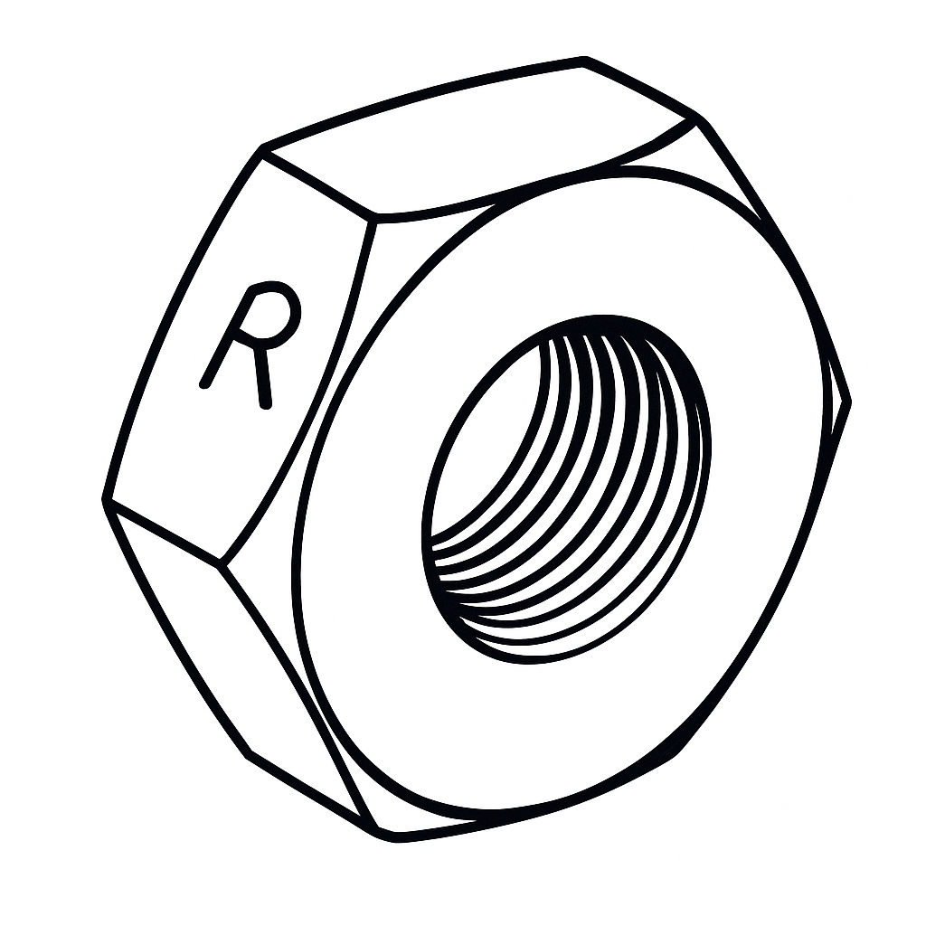 27 - Spindle Nut RH