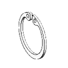 38 - Lister Fusion Ext Crescent Ring for DIA9 - 258-40280 