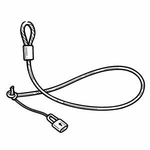 30 + 31 Rope & Pull Cord for Lister 2 Speed Round
