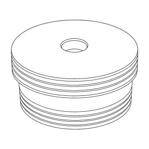 4 - Poly-V Drive Pulley