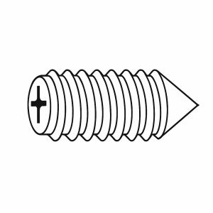 16 - Grubscrew - Dog Point - M6 x 12mm