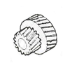 30 - Heiniger Xtra Gear 21/12 Teeth - 701-613