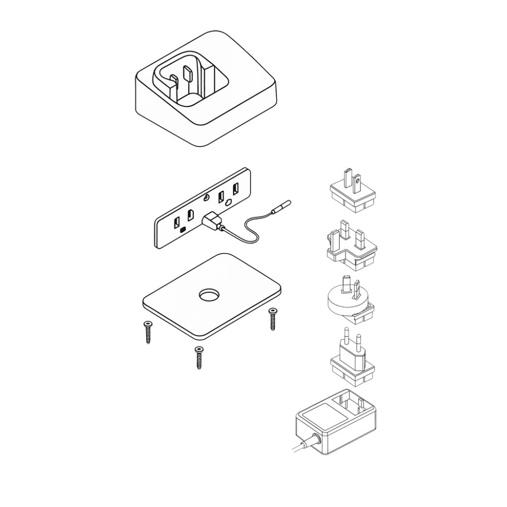 32A - Charger inc. Power Unit & Plug EU/GB/US