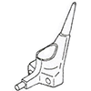 2 - Heiniger Xtra Swivelling Fork - 717-701