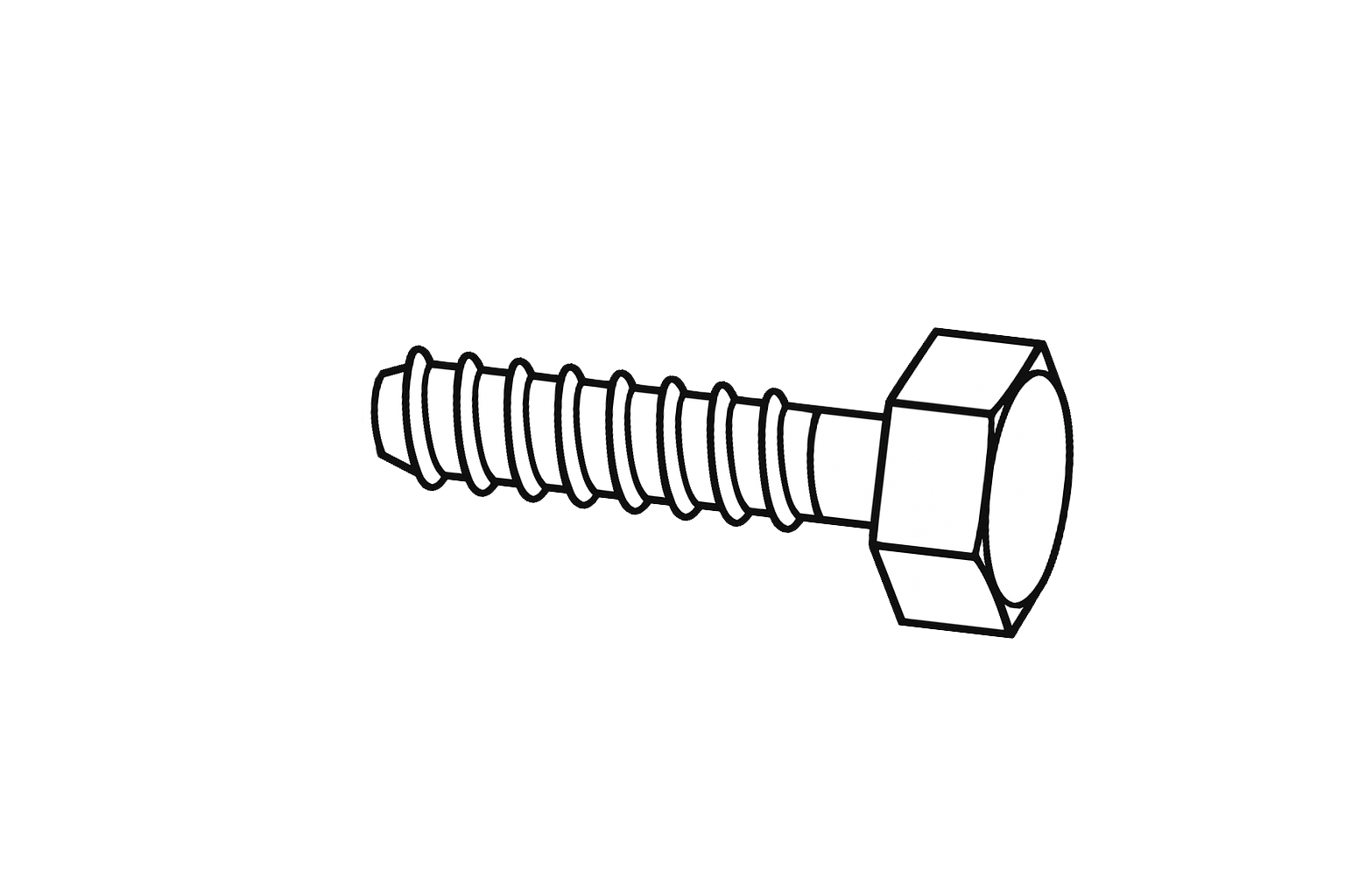 19 - Hexagon Head Screw M6 x 16