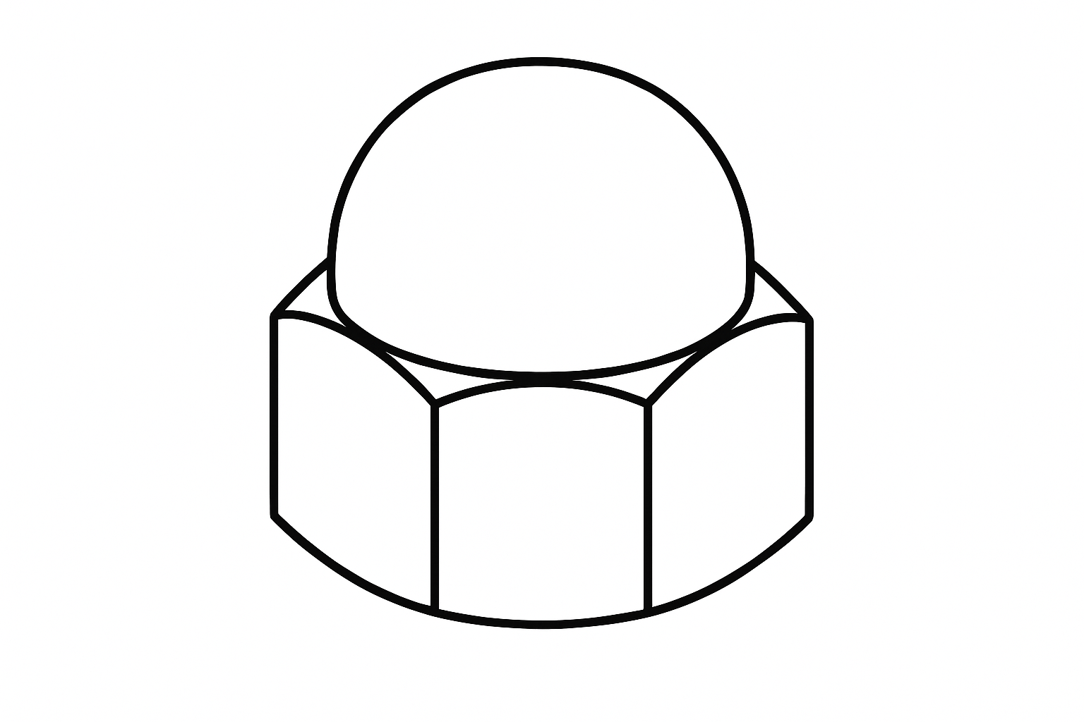 17 - Cap Nut M6