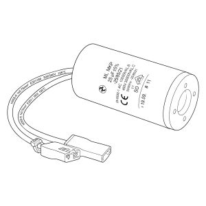 14A - Capacitor 25μF 240V/300W (2+5) 