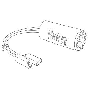 13A - Capacitor 8μF 240V/300W (4+7) 