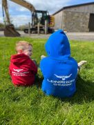 Red & Cobalt Signature Series Hoodie - Lifestyle