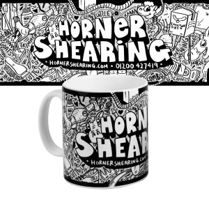 Horner Shearing Doodle Mug