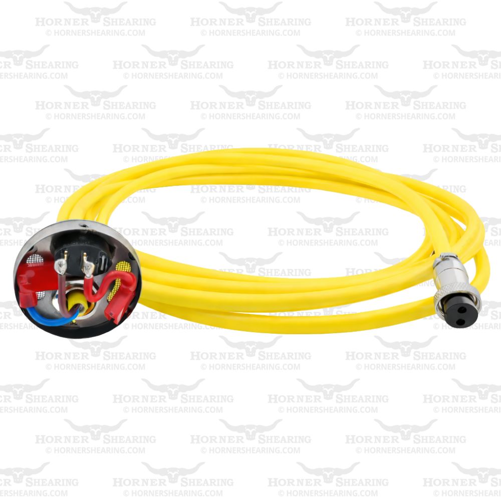 Complete Rear Cap and Straight Flex Assembly for the Rambo (6.3mm Red Terminal)