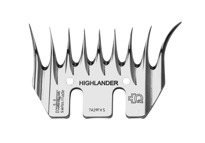 Heiniger 9 tooth Highlander 98mm comb