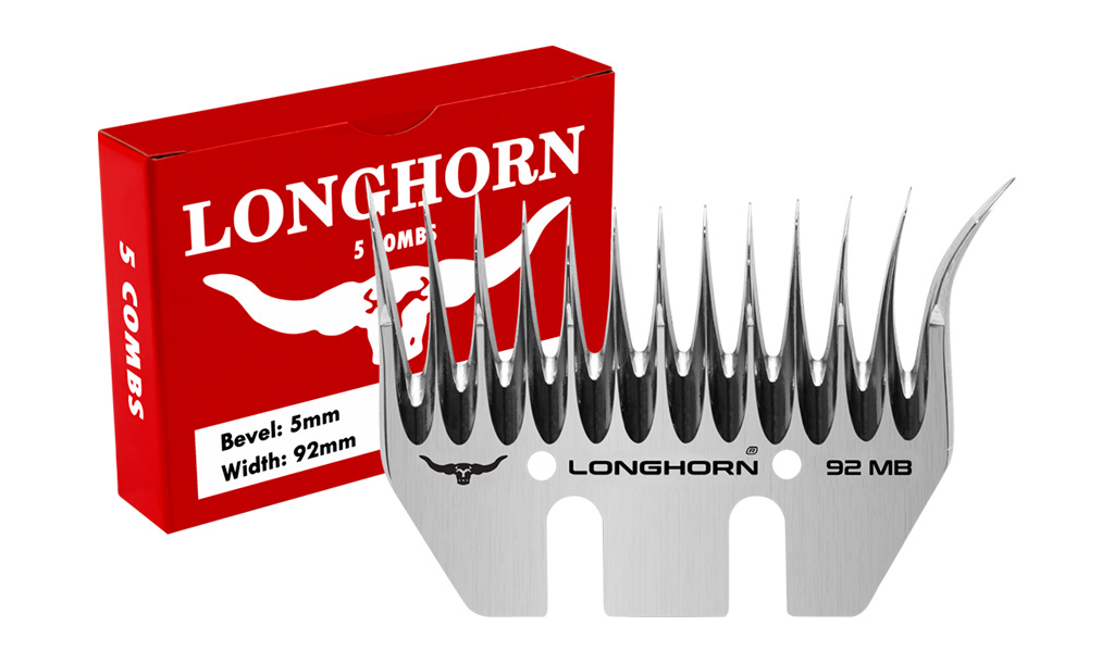 Longhorn® Wide Alpaca/Cover Comb - 13 Tooth