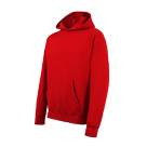 Longhorn kids Hoodie Red 45 degree