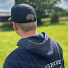Longhorn Shearing Cap - back (lifestyle)