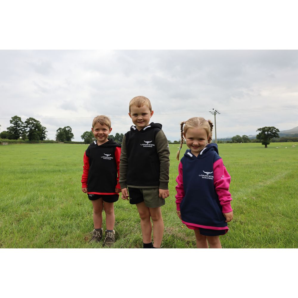 Children's Longhorn Shearing Long Tail Hoodie
