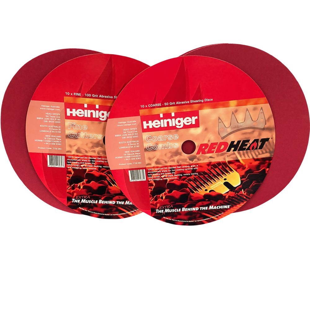 Heiniger Red Heat Grinding Papers 
