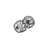 22 - Lister Black Single Speed Ratchet Wheel - 289-15020