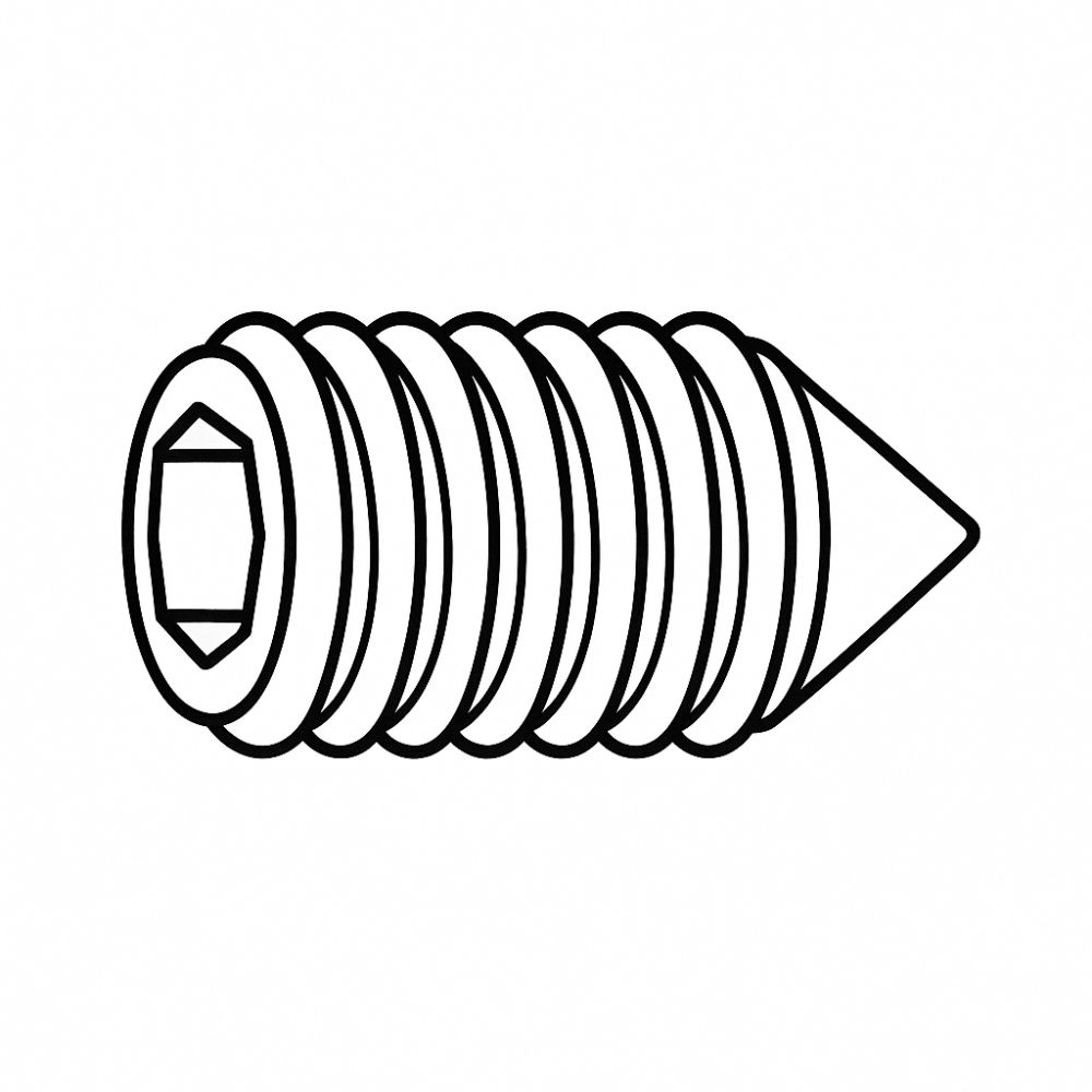 24 - Grubscrew (Cone Point) M5 x 10 Long