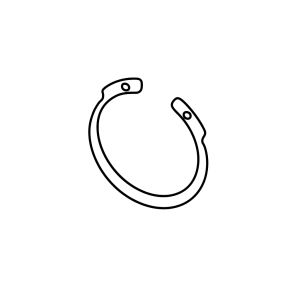 18 - Flat Circlip