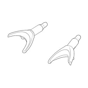 21 & 22 - Wide Prong Kit (U-Shape) LH & RH 