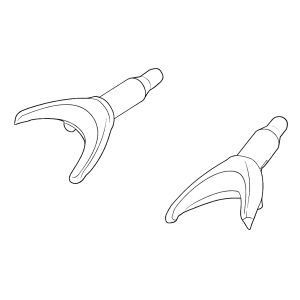 3+4 - Wide Prong Kit (U-Shape_ RH + LH