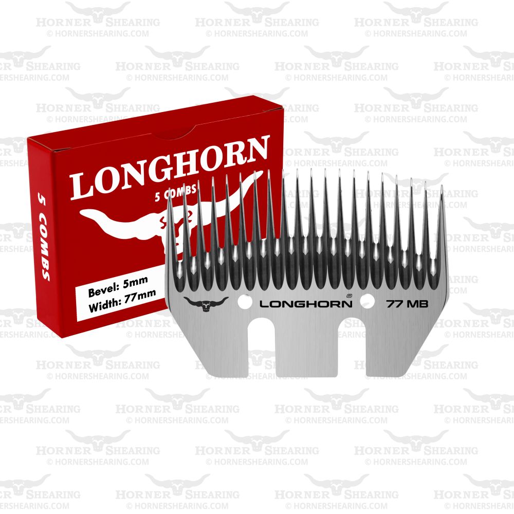 Box of 5 Used Cattle Combs (2113)