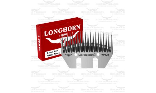 Box of 5 Used Cattle Combs (2113)