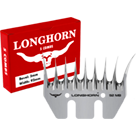 Longhorn Wide Alpaca/Cover Comb - 9 Tooth