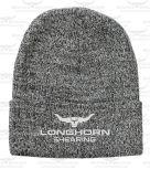 Longhorn Beanie Hat - Grey