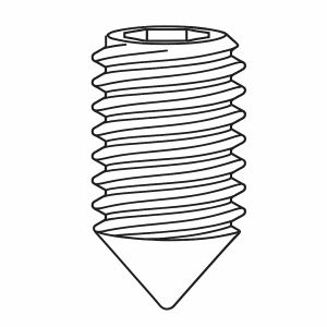 21 - Grubscrew (Cone Point) M5 x 10mm