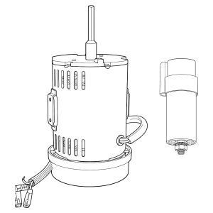 1 - Motor & Capacitor 240V