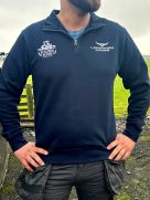 Limited Edition Longhorn 'No Farmers, No Food' 1⁄4 Zip Sweatshirt - Lifestyle