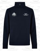 Limited Edition Longhorn 'No Farmers, No Food' 1⁄4 Zip Sweatshirt - Front