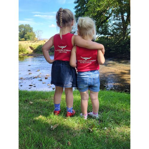 Children's Longhorn Shearing Original Singlet
