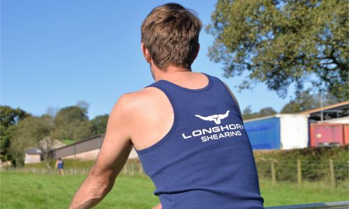 Longhorn Shearing Original Singlet