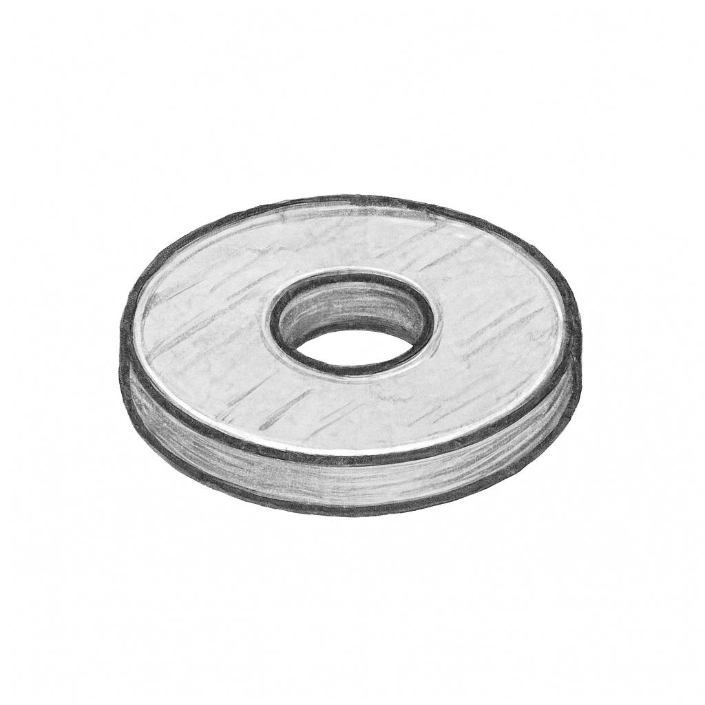 9 - Felt Washer - Fulcrum Post 