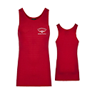 Longhorn Wool Singlet - Red